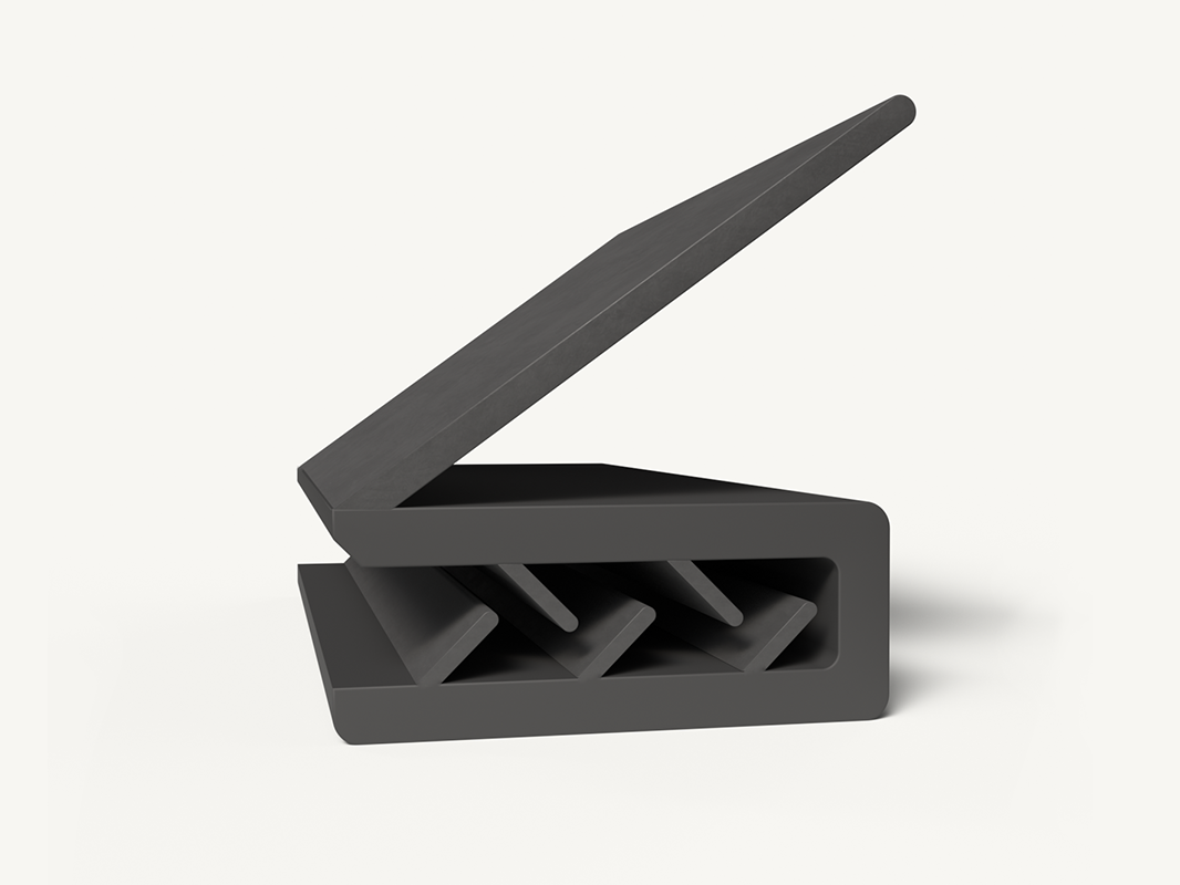 Rendering of damper blade seal 3443