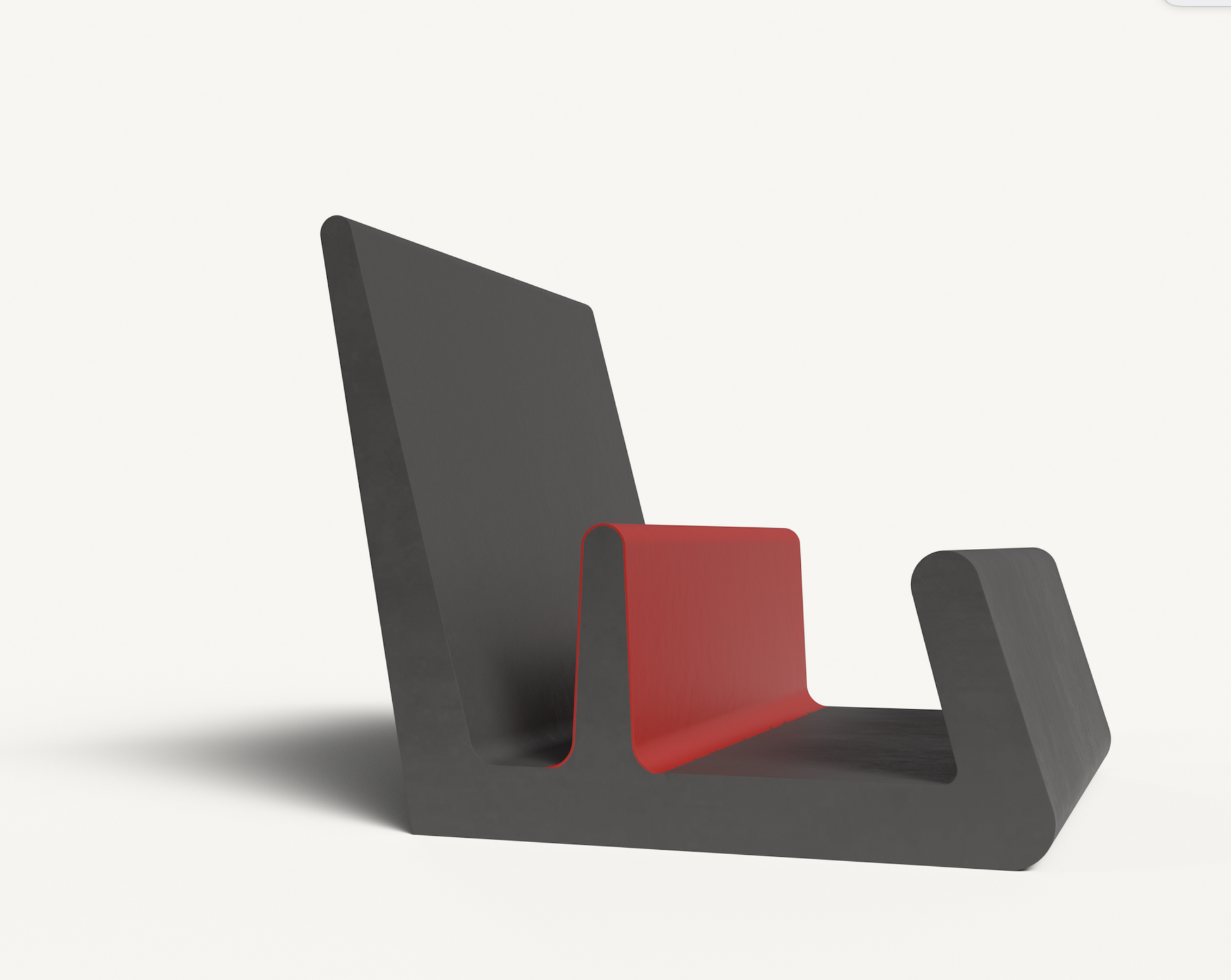 Rendering of Reed Rubber Red Stripe profile